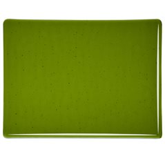 Bullseye Medieval Green - Transparent - 3mm - Fusible Glass Sheets