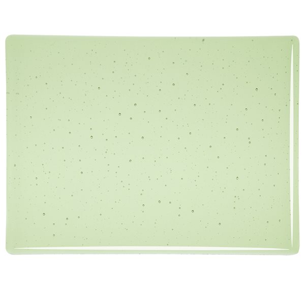 Bullseye Leaf Green - Transparent - 3mm - Fusible Glass Sheets