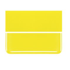 Bullseye Canary Yellow - Opalescent - 2mm - Thin Rolled - Fusible Glass Sheets