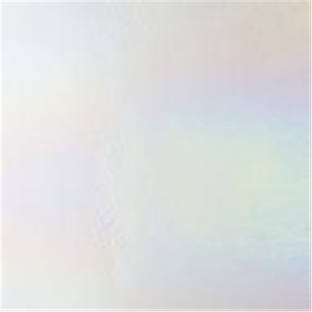 Bullseye Clear - Transparent - Rainbow Irid - 2mm - Fusing Glas Tafeln