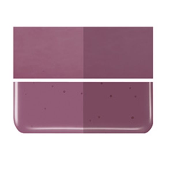 Bullseye Deep Plum - Transparent - 3mm - Plaque Non-Fusing 