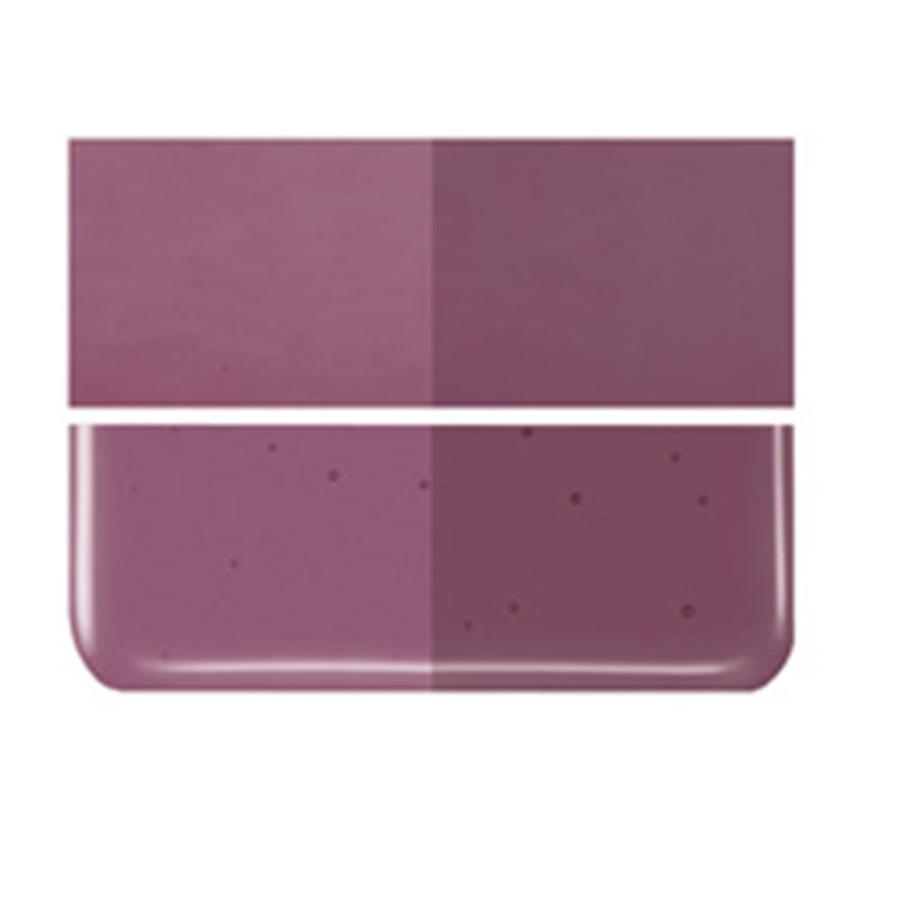 Bullseye Deep Plum - Transparent - 3mm - Plaque Fusing