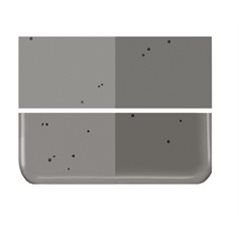 Bullseye Charcoal Gray - Transparent - 2mm - Thin Rolled - Fusible Glass Sheets