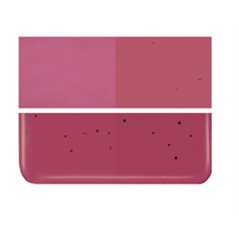 Bullseye Cranberry Pink - Transparent - 2mm - Thin Rolled - Plaque Fusing