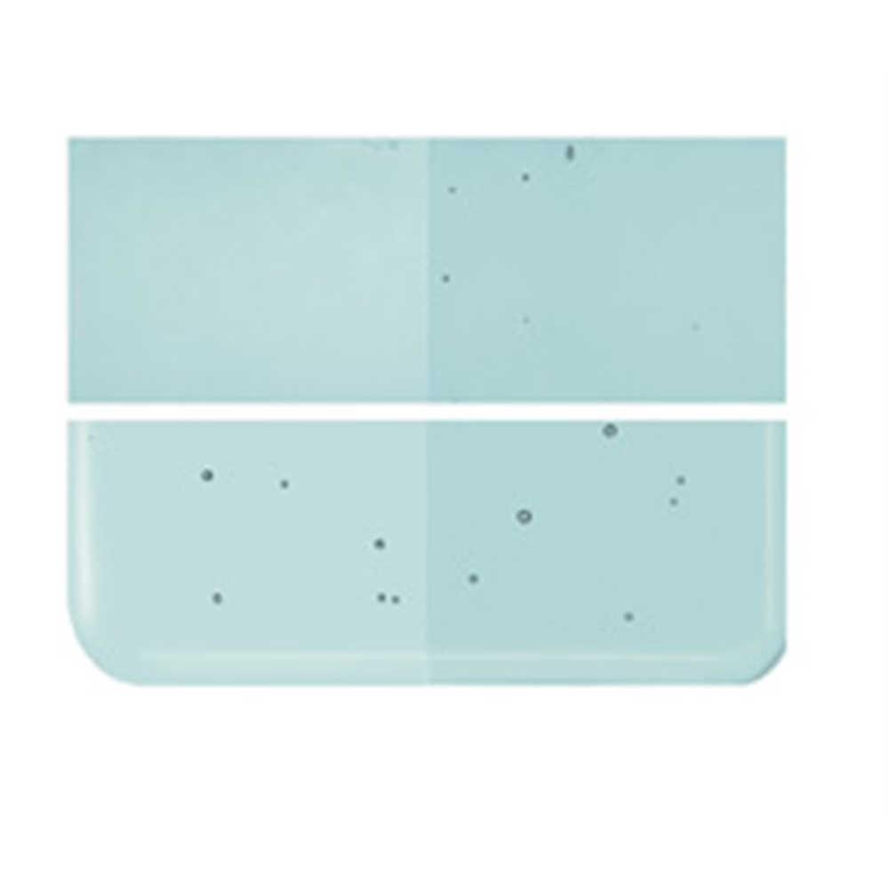 Bullseye Light Aquamarine Blue - Transparent - 3mm - Fusible Glass Sheets
