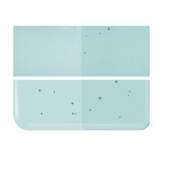 Bullseye Light Aquamarine Blue - Transparent - 3mm - Fusing Glas Tafeln