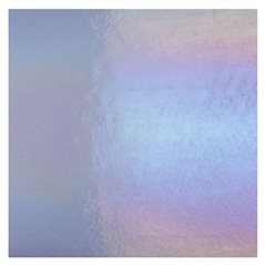 Bullseye Neo-Lavender Shift - Transparent - Rainbow Irid - 3mm - Plaque Fusing