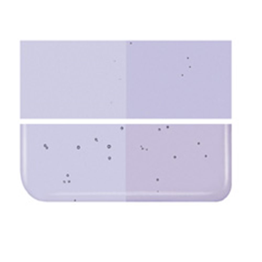 Bullseye Neo-Lavender Shift - Transparent - 2mm - Thin Rolled - Fusing Glas Tafeln