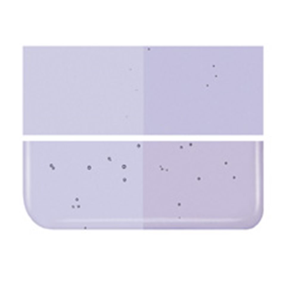 Bullseye Neo-Lavender Shift - Transparent - 2mm - Thin Rolled - Fusible Glass Sheets