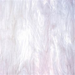 Spectrum Clear and White Translucent Feather White - 3mm - Non-Fusible Glass Sheets