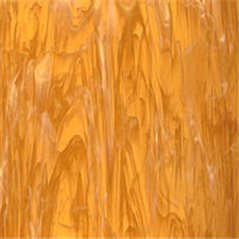 Spectrum Light Amber Swirled with White Wispy - 3mm - Plaque Non-Fusing 