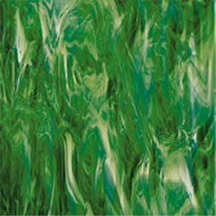 Spectrum Dark Green and White - Translucent - 3mm - Non-Fusing Glas Tafeln  