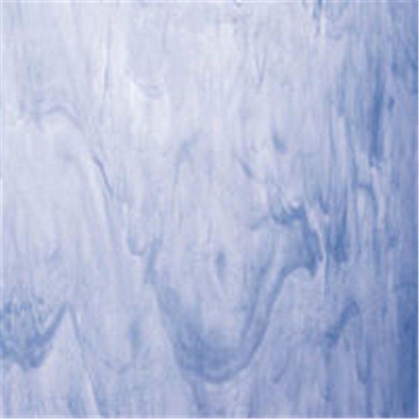 Spectrum White Swirled with Light Blue - 3mm - Plaque Non-Fusing 
