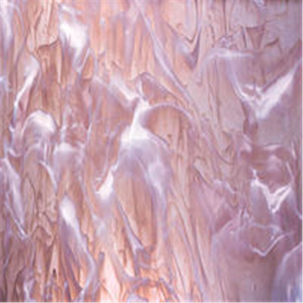Spectrum Pale Purple and White Wispy - 3mm - Non-Fusible Glass Sheets