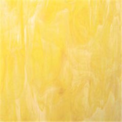 Spectrum White Swirled with Yellow - 3mm - Non-Fusible Glass Sheets