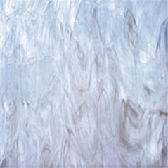 Spectrum White Swirled with Light Gray - 3mm - Plaque Non-Fusing 