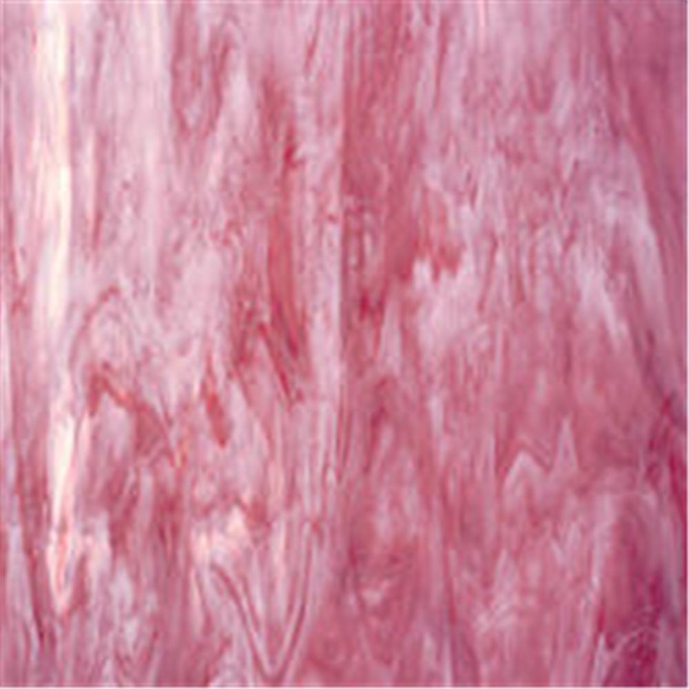 Spectrum Clear White and Pink Wispy - 3mm - Plaque Non-Fusing 