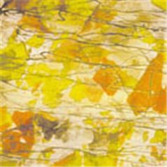 Uroboros Orange Brown on Yellow - Fracture Streamer - 3mm - Plaque Non-Fusing 