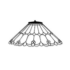 Odyssey - 20 Pouces - Art Nouveau - Moule de Lampe