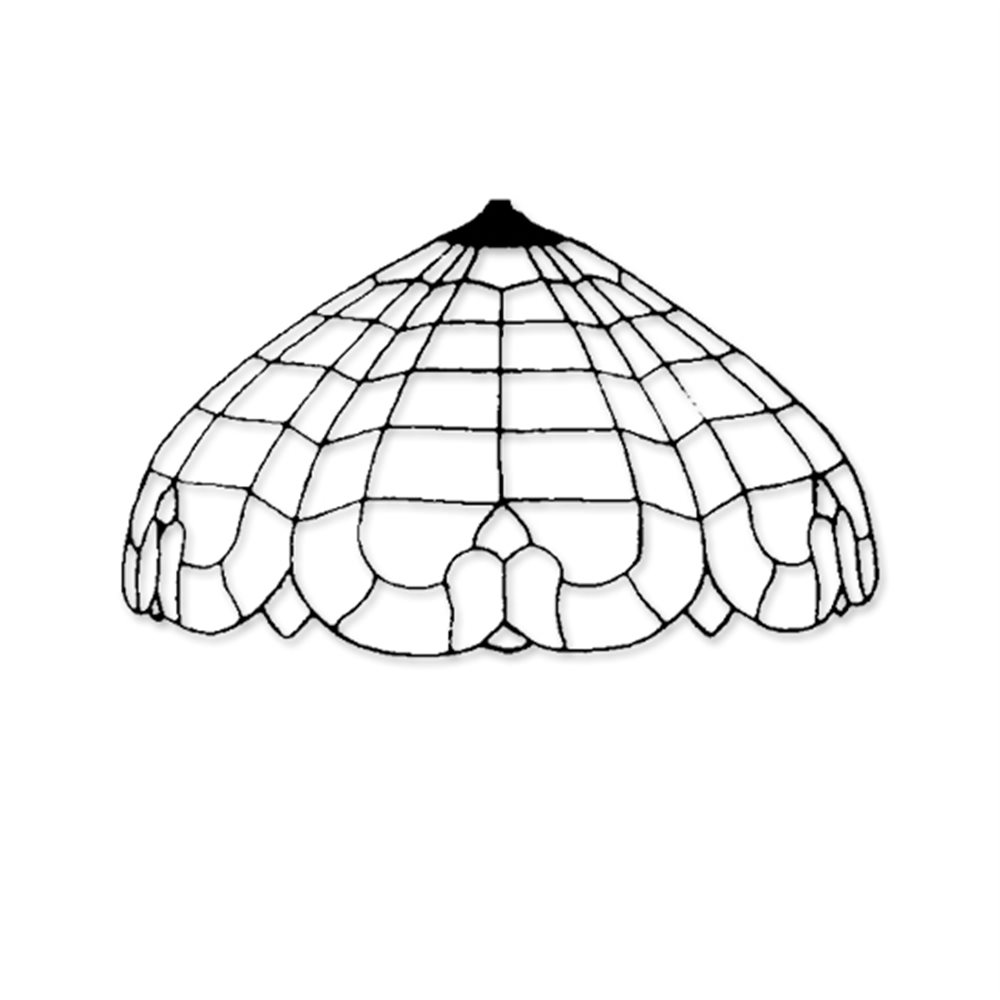 Creativ Hobby Technik - Art Nouveau 1 Segment - Styropor Lampenform