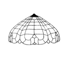 Creativ Hobby Technik - Art Nouveau 1 Segment - Styrofoam Lamp Mold