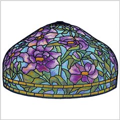 Worden - Peony T - B24 - Pattern on 1/6 Sectional Lamp Form