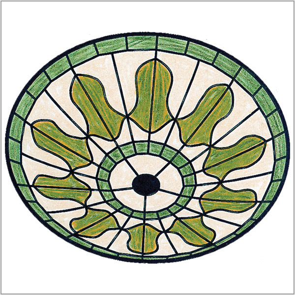Worden - Stylized Leaf - W18 - Pattern Packet