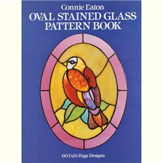 Book - Oval Stained Glass Pattern Book