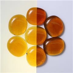 Nuggets - Glass Non-Fusible - 35mm - Amber