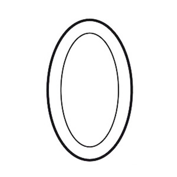 Bevel Oval - 76x127mm
