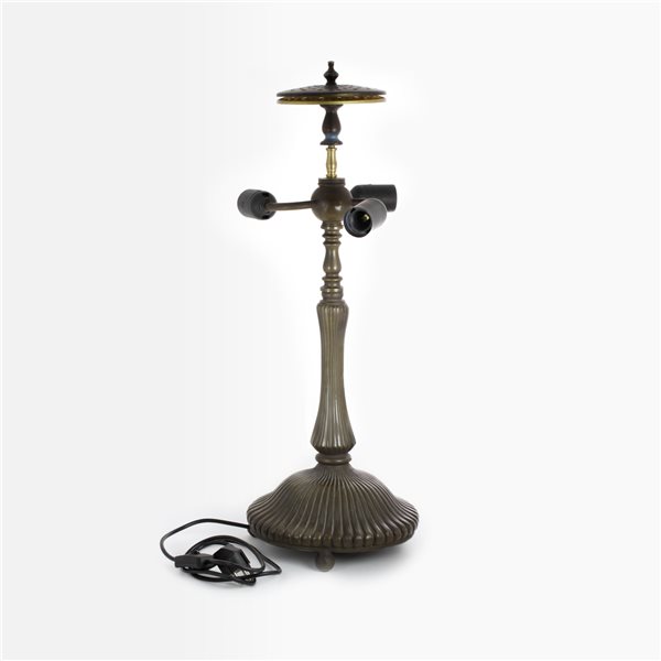 Lamp base - Ribbed - 46-51cm - Bronze