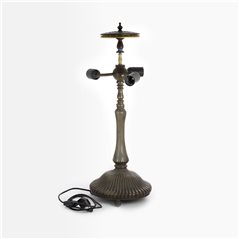 Lamp base - Ribbed - 46-51cm - Bronze
