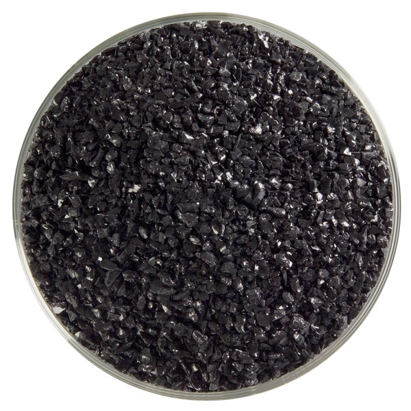 Bullseye Frit - Black - Medium - 2.25kg - Opalescent