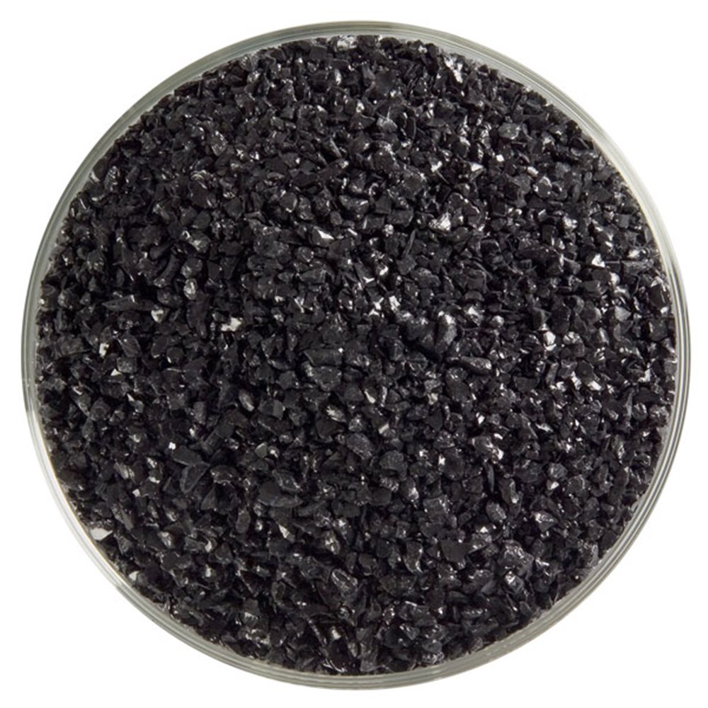 Bullseye Frit - Black - Moyen - 2.25kg - Opalescent