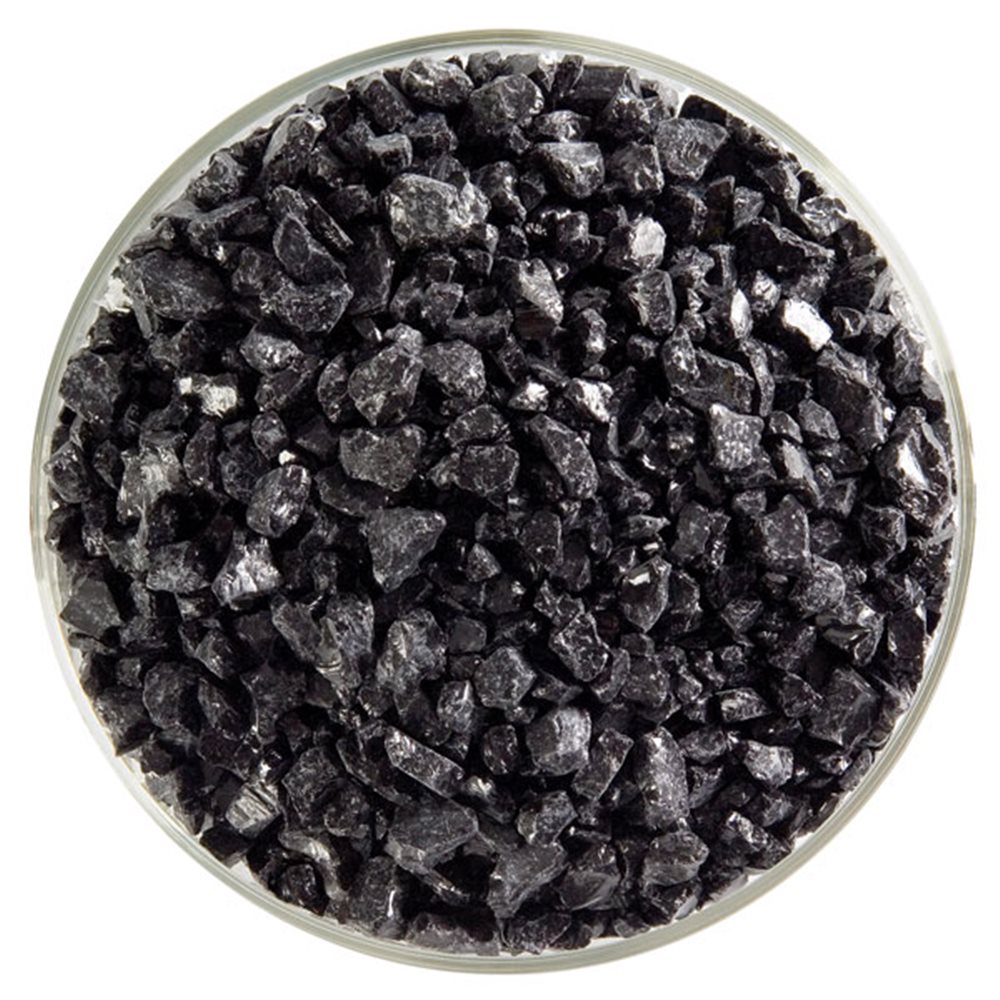 Bullseye Frit - Black - Gros - 2.25kg - Opalescent