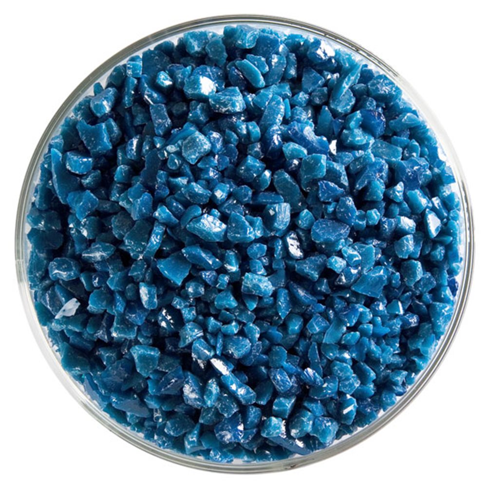 Bullseye Frit - Steel Blue - Coarse - 2.25kg - Opalescent