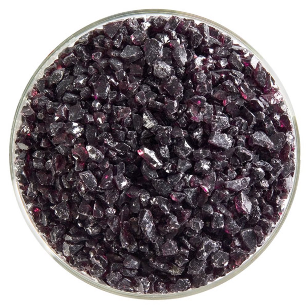 Bullseye Frit - Deep Plum - Grob - 2.25kg - Transparent