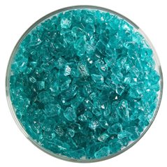 Bullseye Frit - Light Aquamarine Blue - Grob - 2.25kg - Transparent