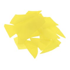 Bullseye Confetti - Canary Yellow - 50g - Opalescent