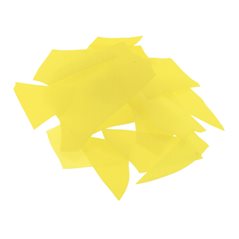 Bullseye Confetti - Canary Yellow - 450g - Opalescent