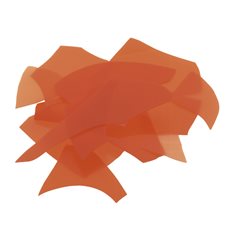 Bullseye Confetti - Orange - 50g - Opaleszent