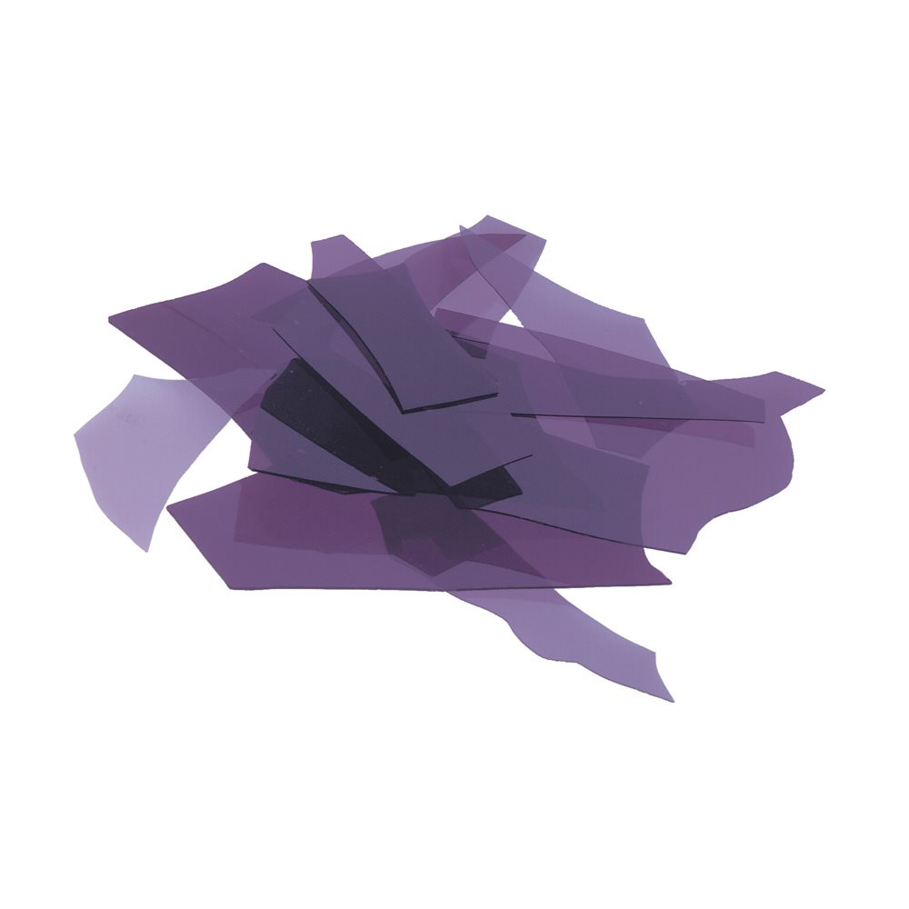 Bullseye Confetti - Deep Royal Purple - 50g - Transparent