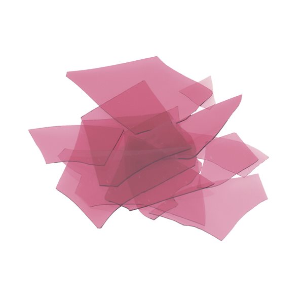 Bullseye Confetti - Cranberry Pink - 50g - Transparent