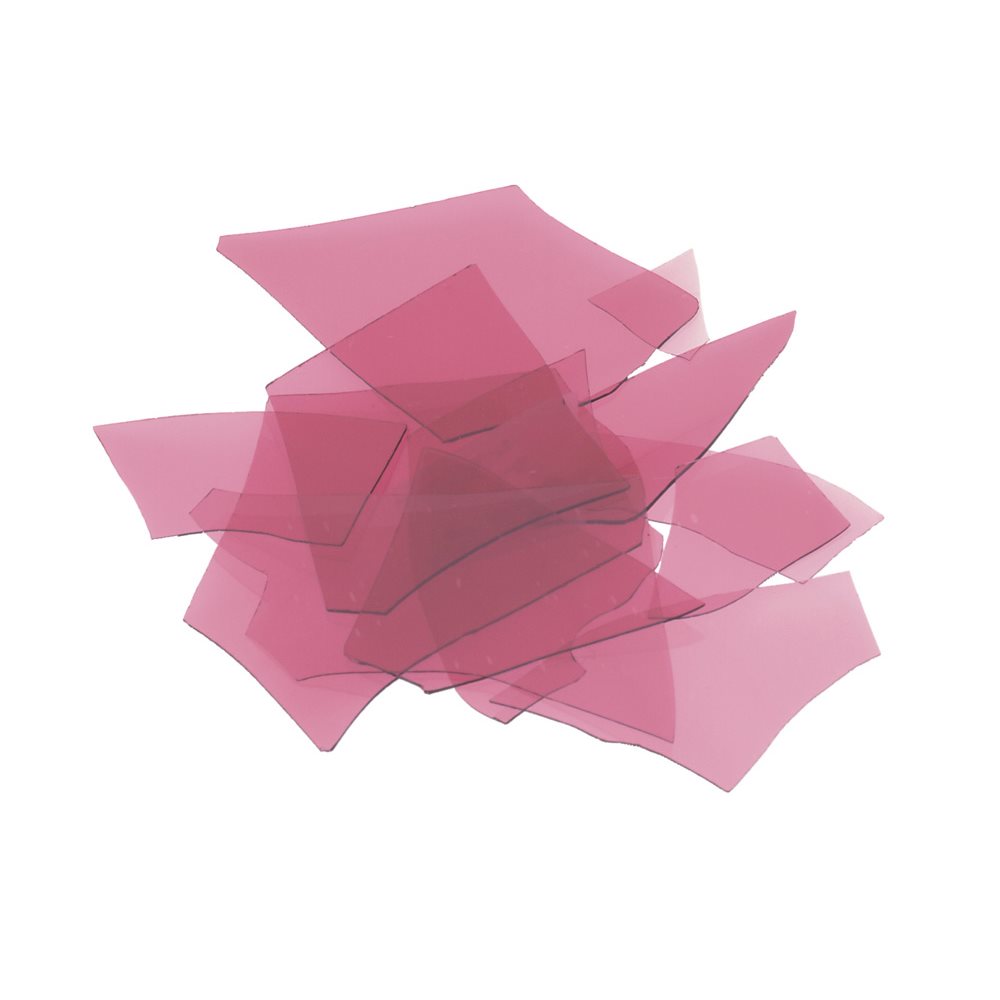 Bullseye Confetti - Cranberry Pink - 450g - Transparent