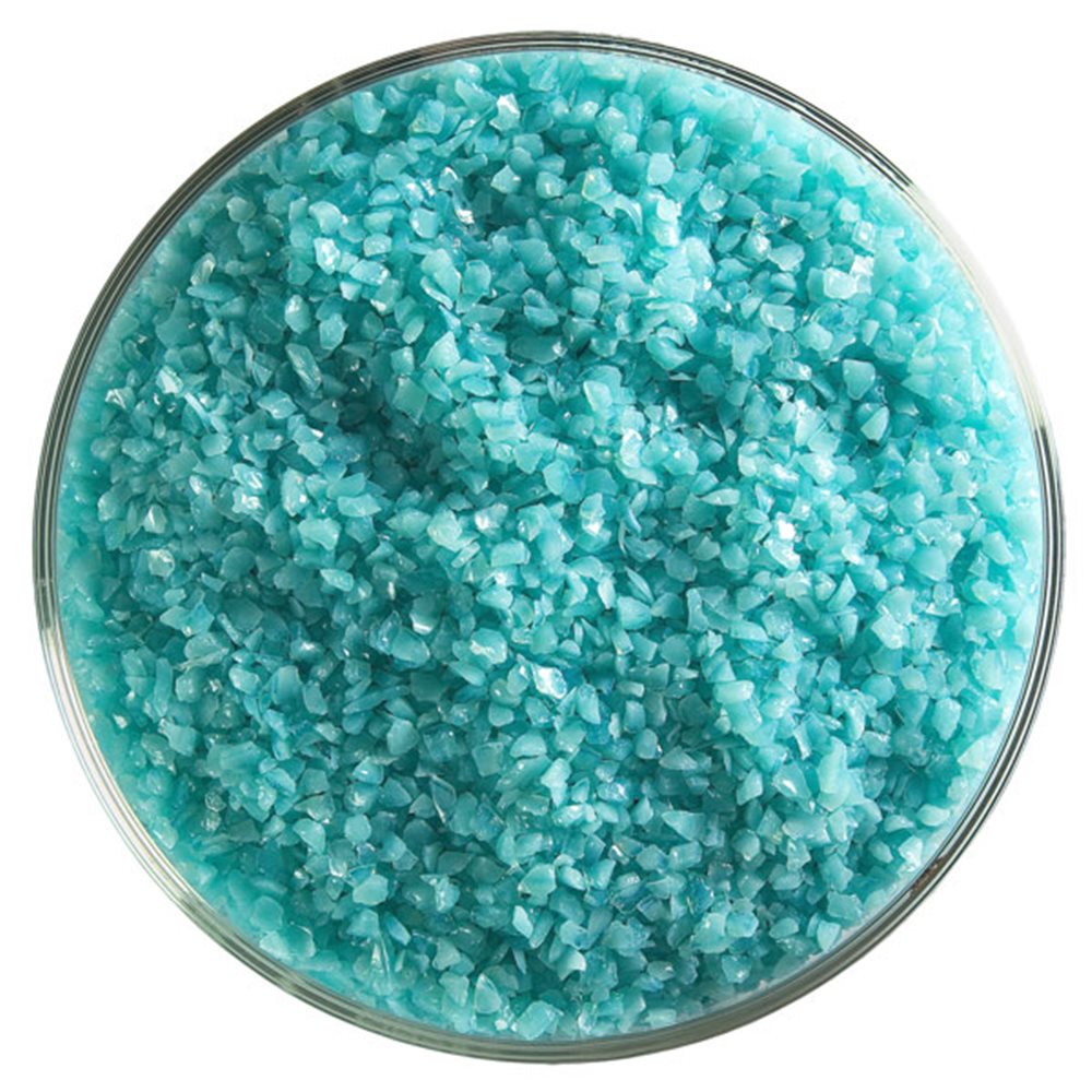 Bullseye Frit - Turquoise Blue - Mittel - 450g - Opaleszent