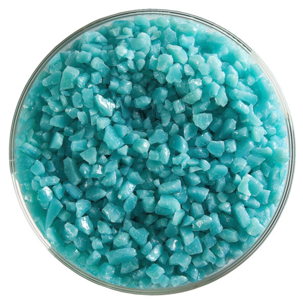 Bullseye Frit - Turquoise Blue - Gros - 450g - Opalescent