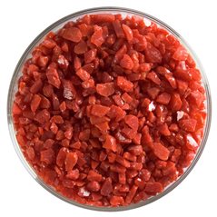 Bullseye Frit - Red Opal - Grob - 450g - Opaleszent
