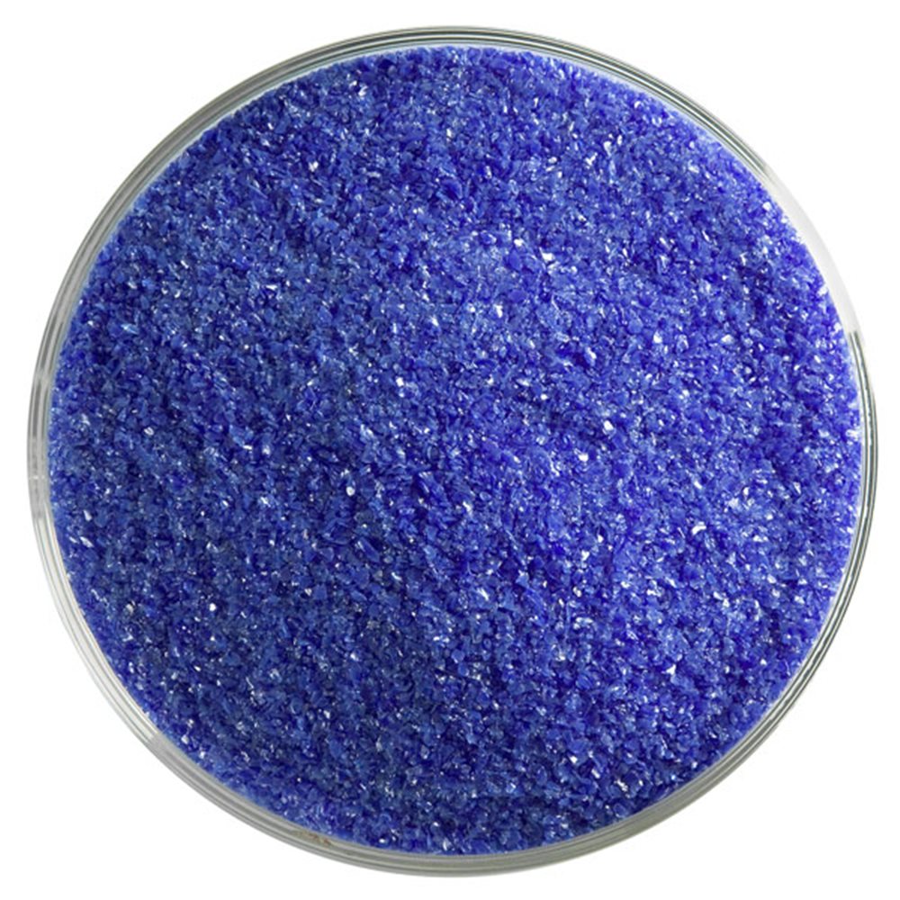 Bullseye Frit - Deep Cobalt Blue - Fine - 450g - Opalescent