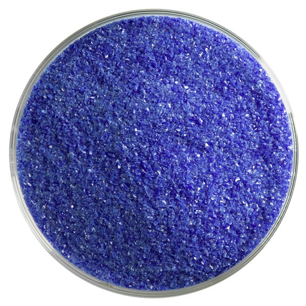 Bullseye Frit - Deep Cobalt Blue - Fein - 450g - Opaleszent