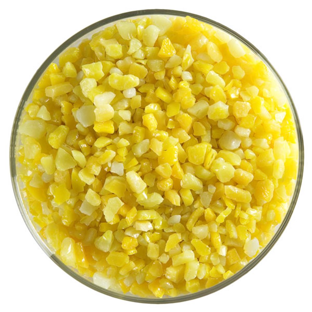 Bullseye Frit - Sunflower Yellow - Gros - 450g - Opalescent